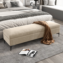 Light luxury shoe replacement stool pedal sofa low stool iron strip rectangular clothing store Nordic storage bed tail stool