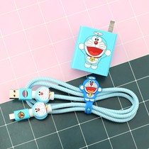 Applicable red rice note11pro k40 reinforced version data line protective sleeve charger winding rope 67w sticker painting