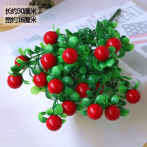 Living room bedroom furnishings plastic fake flower simulation dry bouquet decorations small potted home dining table tea table ornaments