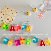Happy Bitthday Happy birthday lights string atmosphere sense props romantic birthday surprise room decoration decoration