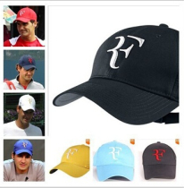 Federer same Tennis Cap Wimbledon RF tennis cap baseball cap Korean version hat sun hat 2017 models