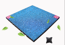 Factory direct sale pvc kindergarten outdoor rubber floor safety lock ground rubber mat household splicing rubber floor