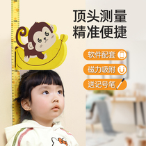 Childrens height wall stickers 3d three-dimensional home baby room height stickers removable cartoon measuring ruler artifact