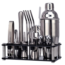 Novice entry level Shaker new black acrylic set cocktail shaker wine wine strainer