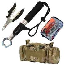 Special price multi-section with control fisher road subpliers for fish control fish fitter with weighing stainless steel ruler Pliers Fish Purse pockets