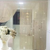 Hot selling encrypted silver thread curtain door curtain hanging curtain partition porch curtain without wrapping Korean wedding decoration curtain