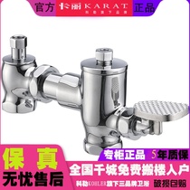 Kohlers Kali stool pool flushing valve squat pit squat toilet foot valve All copper stool flushing valve 17904