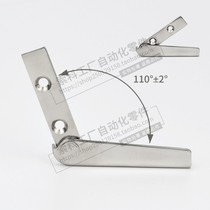 304 stainless steel hinge furniture cabinet door limit left and right concealed limit angle cabinet hinge industrial limit
