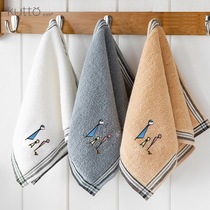 Pure cotton face pad antibacterial towel Small baby childrens towel Rectangular soft cotton absorbent household does not lose hair