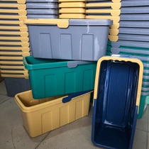 Plastic wash mop bucket rectangular household folding mop bucket for water storage car wash mop bucket single bucket laundry bucket