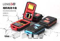 LENGSGO camera battery card box D910 storage card LPE6 battery storage box SD memory card cfcard XQD card