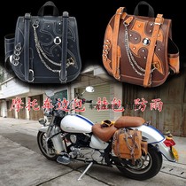 (Personalized new product)Motorcycle side hanging bag Lifan V16 Cruise Prince retro modified side box knight bag