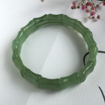 Natural Tangling jade bracelet bamboo section hand string hand brand fidelity jade grade womens jade new spot new