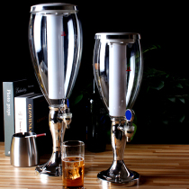 European style 1 5 3 liters golden wine cannon beer keg jug wine bottle jug wine tower mountain bar commercial juice milk tea tripod