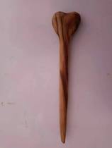 Yabai hemp pear fruit wood necklace wood carving pendant Wood hairpin gadgets handmade hand-made wood carving root carving products