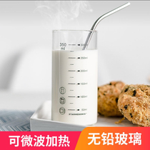 Drink milk glass With scale glass Adult glass Chinese medicine milliliter Female grams Special cup for brewing milk powder
