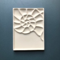 Small sea screw ceramic color paste watercolor painting clearance defect treatment