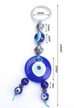 Creative keychain safe blue eyes evil spirits