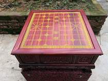 Noble and precious Burmese Rosewood red sandalwood Tiger Feet carved three-purpose Chess chess table tea tray tea table tea table