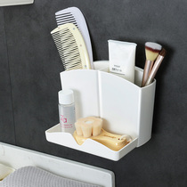 Bathroom Release Comb Bucket Toilet Comb Holder Seat-Free Wall-mounted Wall Wall Makeup Brush Brow Comb Shelf