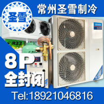 Cold storage refrigeration unit Copeland fully enclosed all-in-one medical food preservation cold storage and freezing 8 complete sets of equipment
