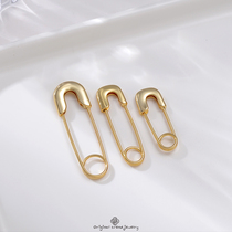 Mini pin high-end womens collar anti-walking sweater fixed clothes simple bra needle decoration to waist artifact