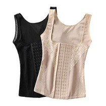Summer breathable six-breasted waist waist shaping vest female corset body body body post-production large size sculpting coat
