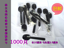 Disposable spoon plastic ice cream pudding yogurt spoon takeaway tableware soup spoon independent packaging small spoon