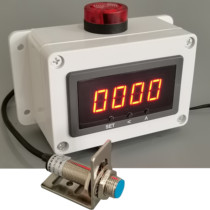 Speed sensor Motor speed meter Electronic digital display Hall magnet induction low speed overspeed tachometer