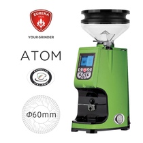 The new Eureka Atom 60E coffee grinder replaces the new blow up bean bin