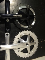 All-aluminum CNC7075 single-speed dead flying teeth disk (48t)