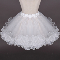 Childrens show boneless bustle tutu girl flower girl bustle wedding dress skirt girl skirt princess skirt