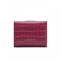  Flagship store official website wallet womens short leather two folding leather wallet Korean version of simple multi-card coin purse