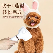 Combing integrated hair dryer Hair pulling bath Hair blowing comb Teddy dog comb Integrated hair pulling Pet machine Hair blowing