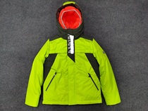 Autumn-winter new boys double-piece set of down clothes can be detached for a ski suit