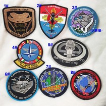 Heart embroidery YY6 single-sided Velcro badge sticky embroidery seal aircraft fighter Aerospace Space morale chapter