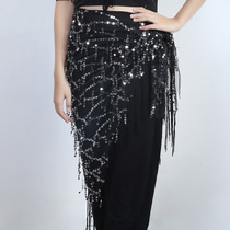 Belly dance waist chain 2020 new practice uniforms hip scarf tassel triangle towel beginner belt closure accessories performance