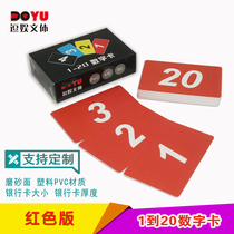 Queuing for Malatang number plate restaurant Number Number Number Number card hand plate number plate number plate card card number double-sided