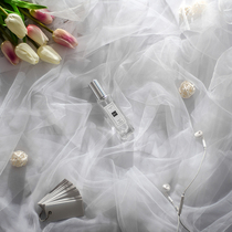 ins wind photo props Jewelry beauty nail art embroidery shooting mesh props Net Red live photography background cloth