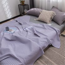 Waffg gauze wool towels by pure cotton single double towel blanket Summer Childrens baby nap cover blanket Summer by 8