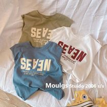 Boy and girl sleeveless vest 2022 summer dress Han edition of the simple letter sleeveless sleeveless sleeveless T shirt handsome vest