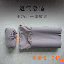 Foldable portable cervical pillow for business travel hotel outdoor camping travel carrying neck pillow small pillow