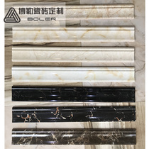 Skirting tile marble patch line living room foot walking side line European style Chinese imitation solid wood Gold Special Price