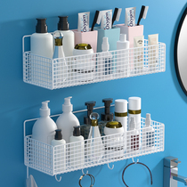 Bathroom shelf hole-free bathroom wall-mounted hand washing sink wall storage artifact Toilet supplies Daquan