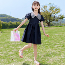Girls foreign style dress 2021 summer new childrens Korean version of the net red skirt summer girly temperament princess dress