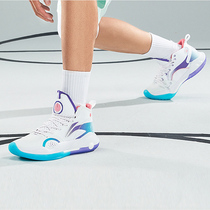  Li Ning basketball shoes mens shoes Yu Shuai 15? beng2021 autumn new shock-absorbing sneakers mid-top sneakers sneakers men