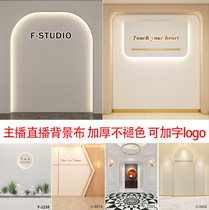 Live background cloth 3d stereo anchor background wall Net Red simple fashion atmosphere European light luxury anchor background cloth