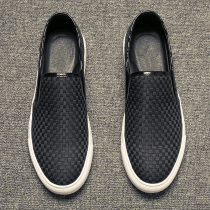 ITbuy pet shoes Korean style trendy leather loafers for men 2023 spring and summer new breathable slip-on mens shoes