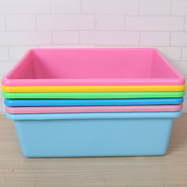 Toy rack box plastic box plastic basin kindergarten childrens special storage box storage box stationery basketball