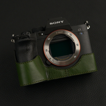 Italian cowhide Sony A7m4 leather case A7RM4 case A9M2 A7SM3 A1 leather case camera bag half set